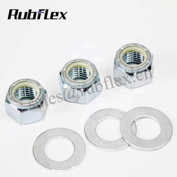 Rubflex 124WCB/224WCB/324WCB/424WCB Self Locking Nut and Flat Washer