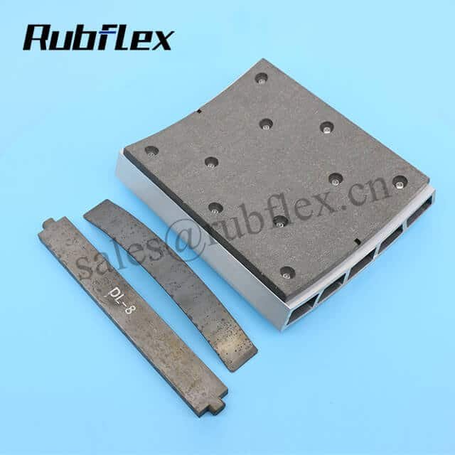 Rubflex 28VC1000 Clutch Friction Shoe Assembly，Torque bar and Spring Kits
